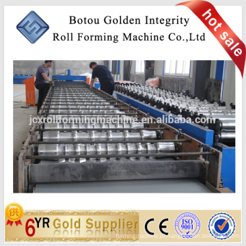 Corrugated iron roofing sheet roll forming making machine made in China